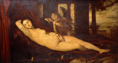 Venus durmiente de Tiziano Vecelli